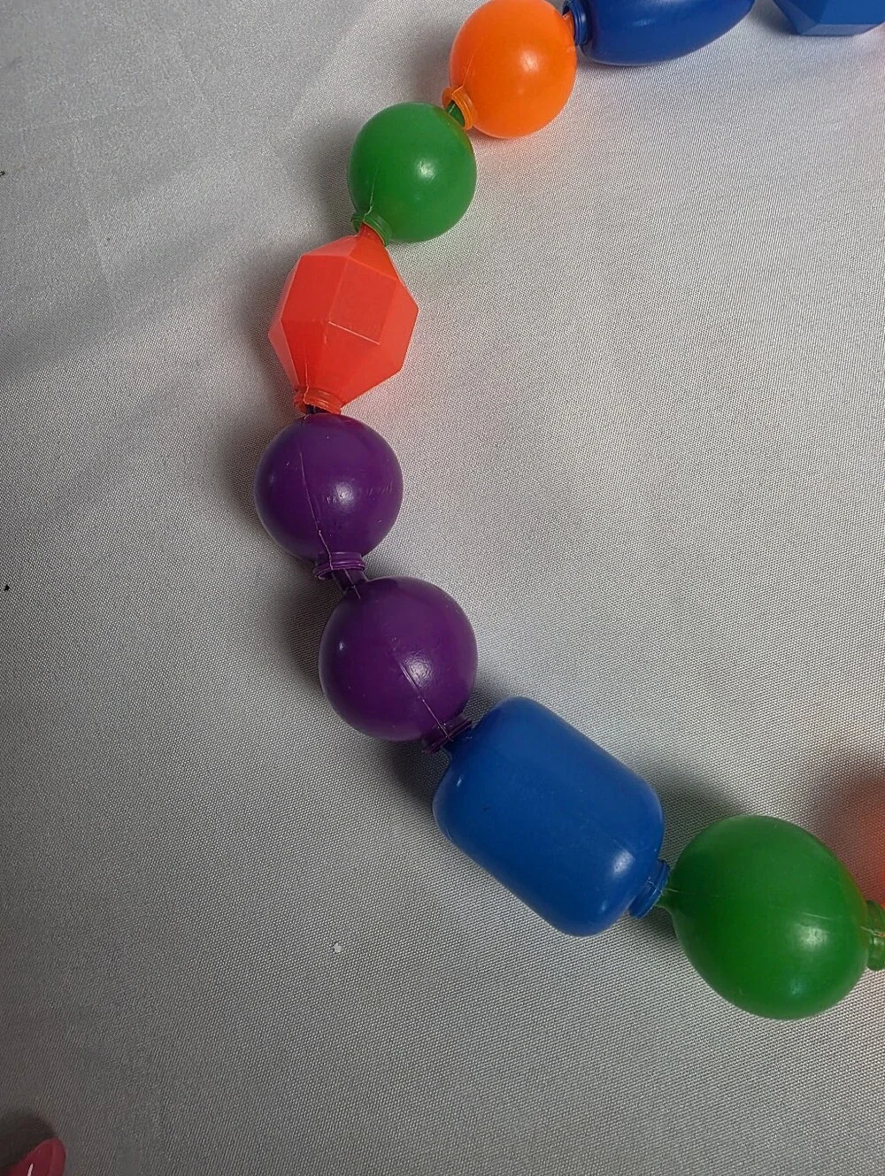 VTG Fisher Price Lot Of 16 Snap Lock Plastic Bead Toys